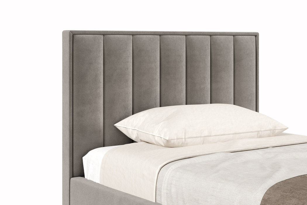 Мягкая кровать, Кровать Анкона 1200, велюр