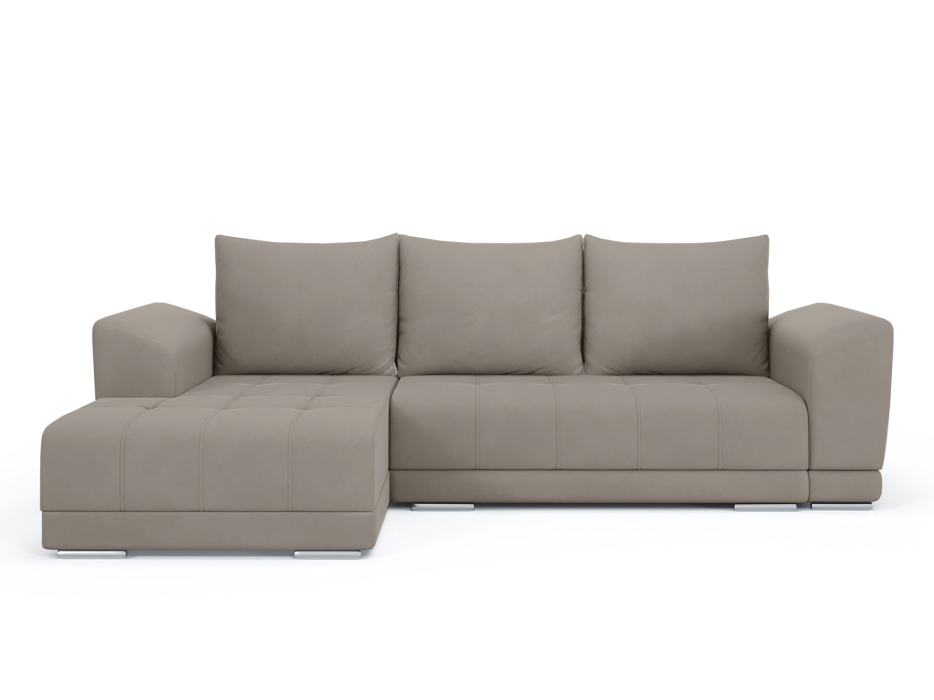 Диваны угловые в гостиную, Диван-кровать угловой Рентон еврокнижка, велюр