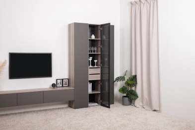 Шкаф-витрина Роквуд 16.322.04