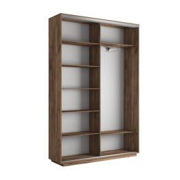 Шкаф-купе Экспресс 2-х дверный Фотопечать Ленты Стекла 160х45х220