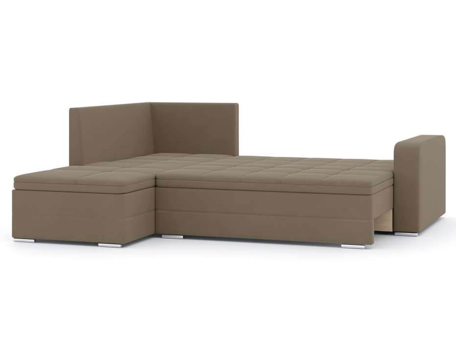 Диваны угловые в гостиную, Диван-кровать угловой еврокнижка Бромен, рогожка