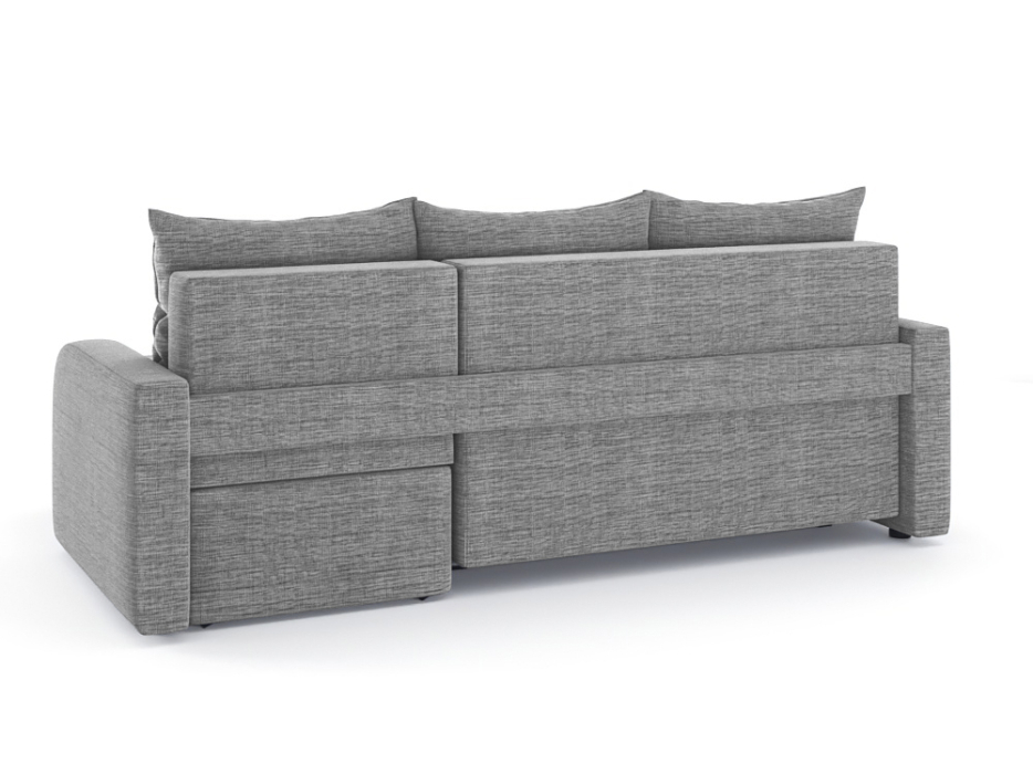 Диваны угловые в гостиную, Диван-кровать угловой Мини Люкс трехсекционная еврокнижка, рогожка Люкс