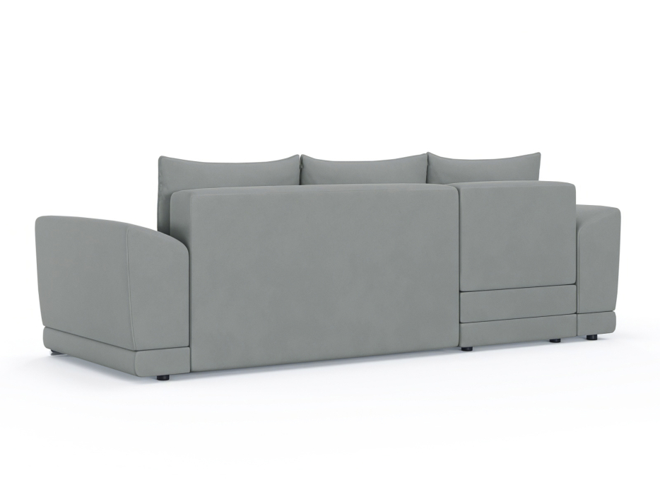 Диваны угловые в гостиную, Диван-кровать угловой Рентон еврокнижка, велюр