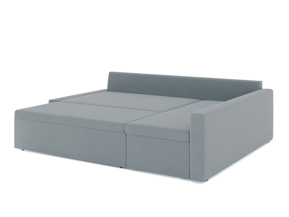 Диваны угловые в гостиную, Диван-кровать угловой Фрихетен дельфин, велюр