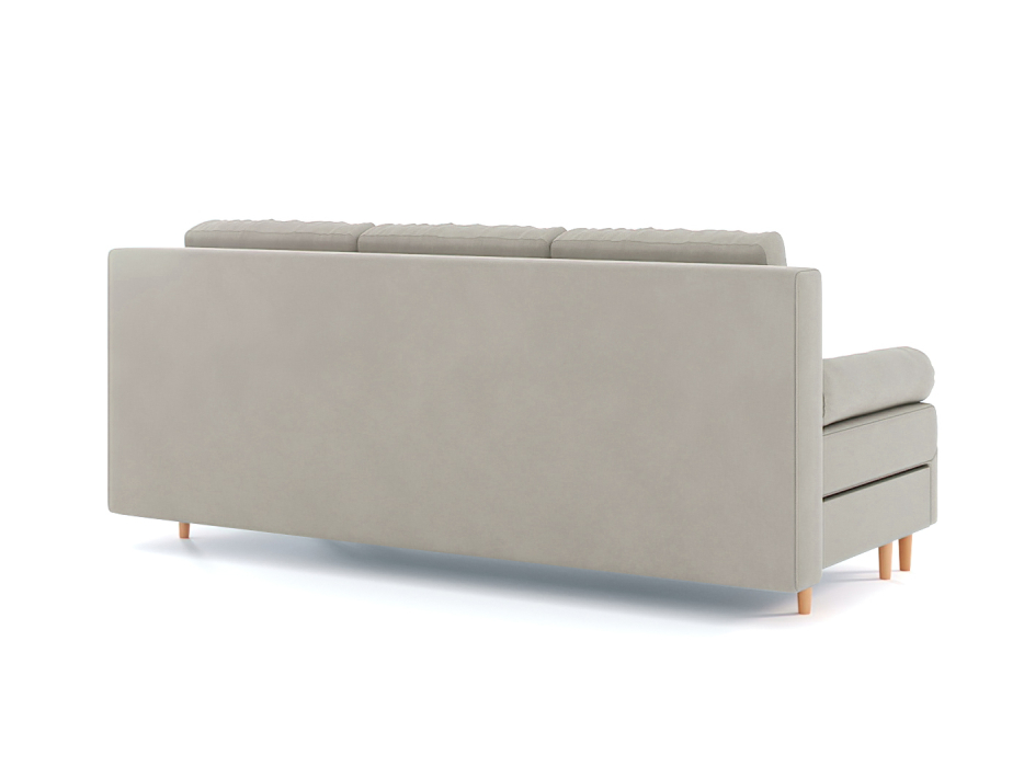 Диваны еврокнижки, Диван-кровать Белфаст без подлоктоников еврокнижка, велюр