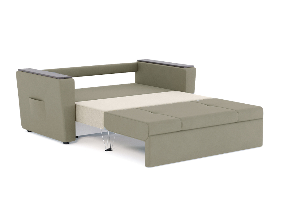 Диваны еврокнижки, Диван-кровать Дубай Майами еврокнижка-трехсекционная, велюр