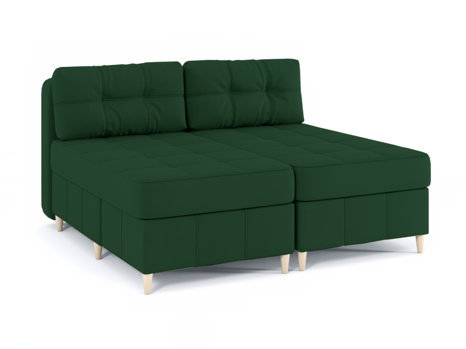 Диваны угловые в гостиную, Диван-кровать угловой Оливер Люкс 2 еврокнижка-трансформер, велюр