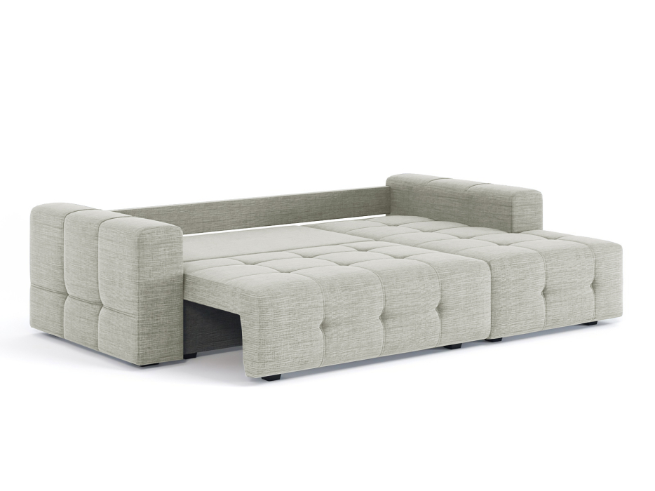 Диваны угловые в гостиную, Диван-кровать угловой Прадо, еврокнижка, рогожка Люкс