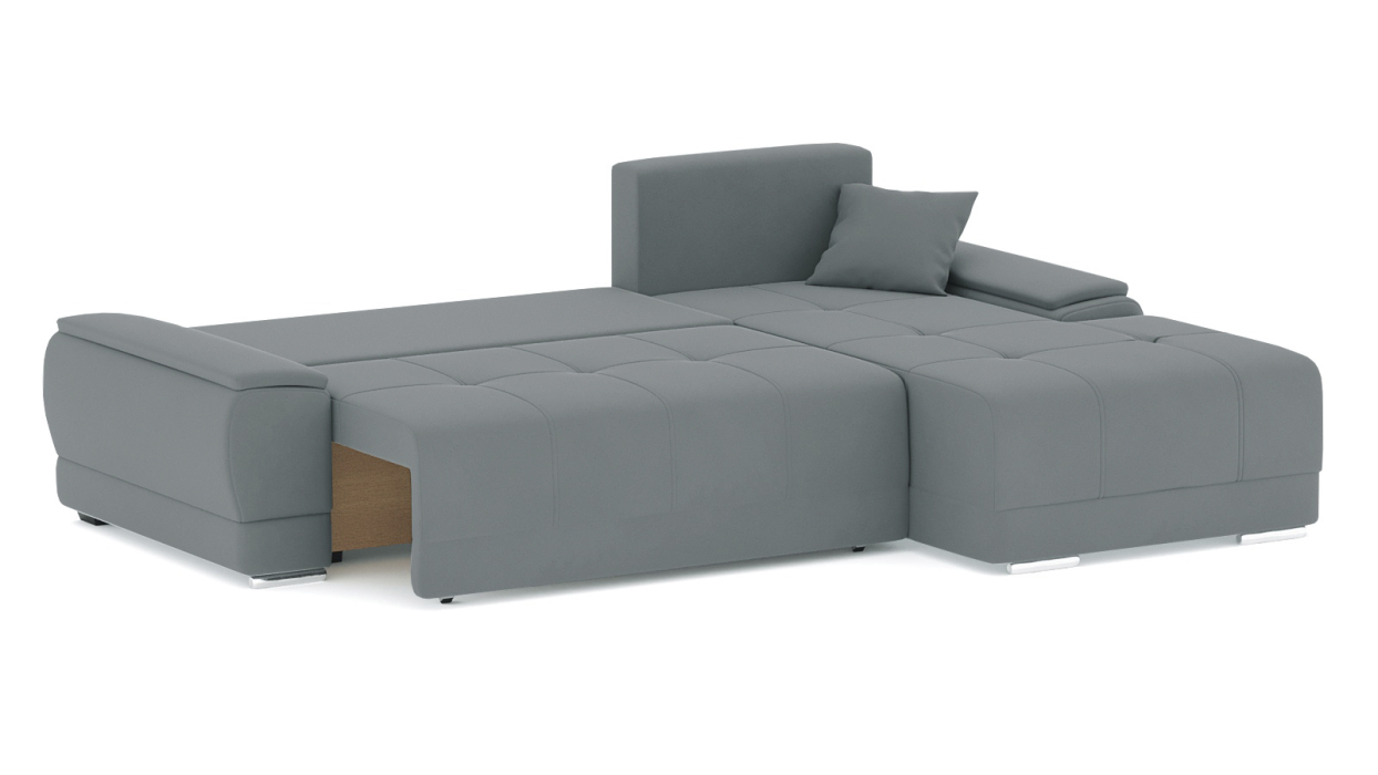 Диваны угловые в гостиную, Диван-кровать угловой Нордвикс Мини, велюр