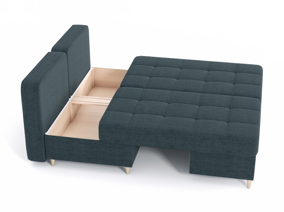 Диваны угловые в гостиную, Диван-кровать угловой Оливер 2 еврокнижка-трансформер, рогожка Люкс