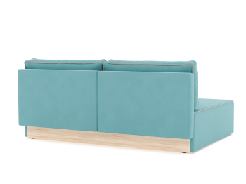 Диван-кровать угловой еврокнижка Блюм Некст, велюр