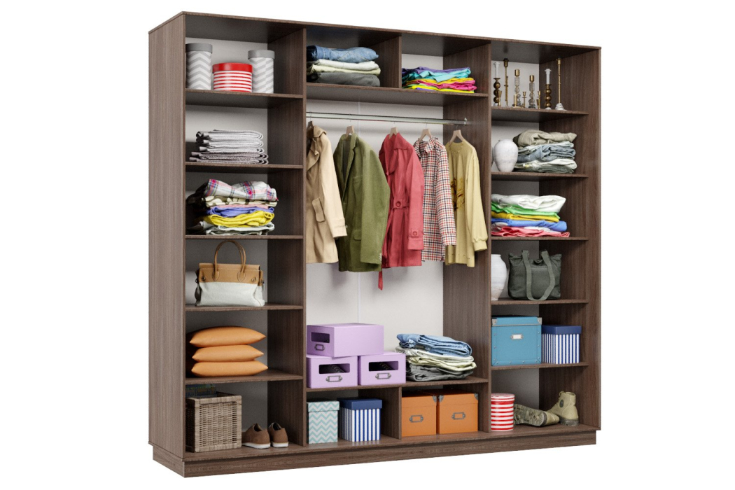 Шкафы-купе, Шкаф-купе Премьер 62 (15;15;15) трёхдверный