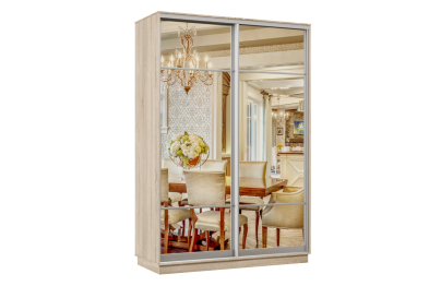 Шкаф-купе Премьер Лайт 03 Мини (11;11) двухдверный