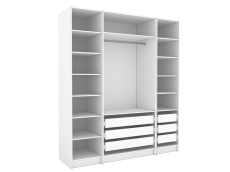 Открытые, Открытая гардеробная Оскар (компл.21), 200 см