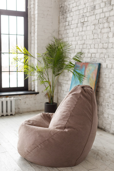 Кресло для отдыха, Кресло Мешок Груша,Велюр  XL 125х85