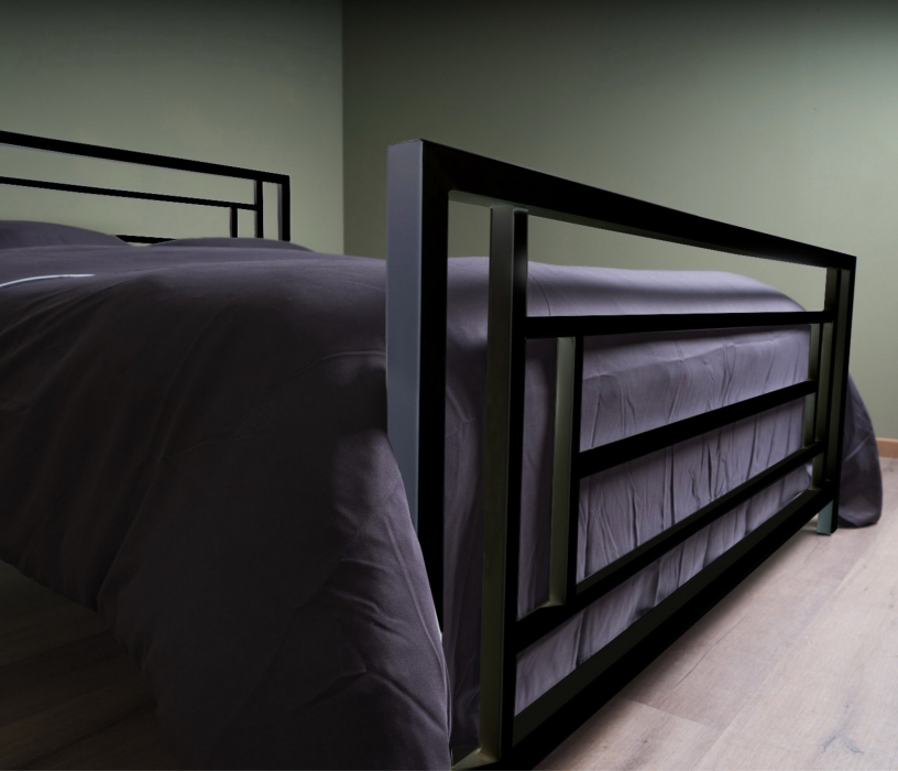 Кровати 140 см, Кровать в стиле лофт Орландо 1.4