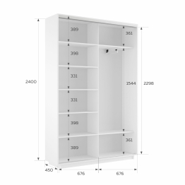 Шкаф-купе Экспресс 2-х дверный Фотопечать Квадрат Стекла 140х45х240