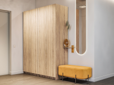 Шкафы распашные, Распашной шкаф Локер 800+800