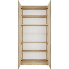 Шкаф распашной Локер 2-х дверный с полками