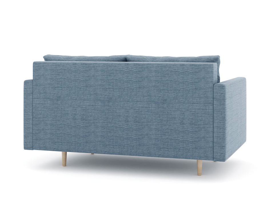 Диваны прямые кухонные, Диван прямой нераскладной Милли мини 2-х  местный с подлокотниками, рогожка Люкс