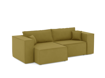 Диван-кровать угловой Лофт, велюр