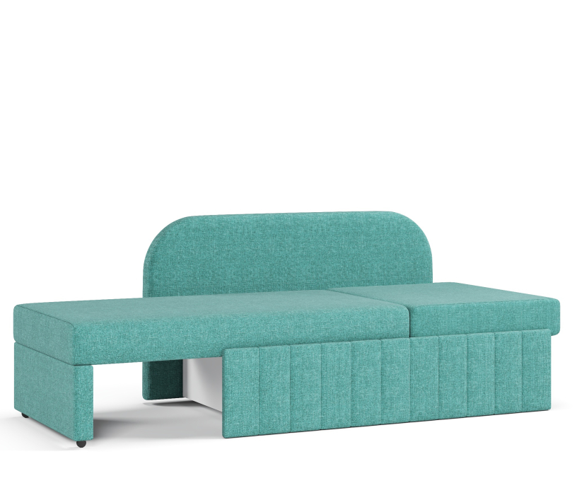 Диваны прямые кухонные, Кушетка Кларисс, рогожка