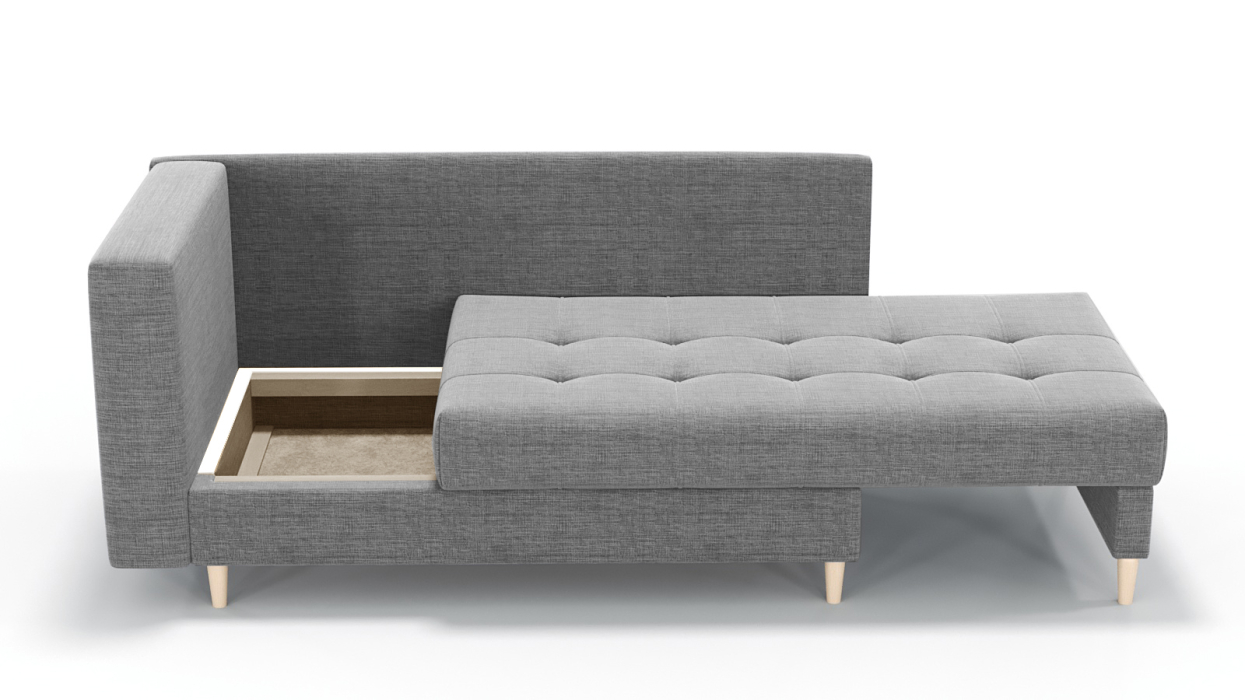 Кушетка диван, Кушетка Лея, рогожка Люкс