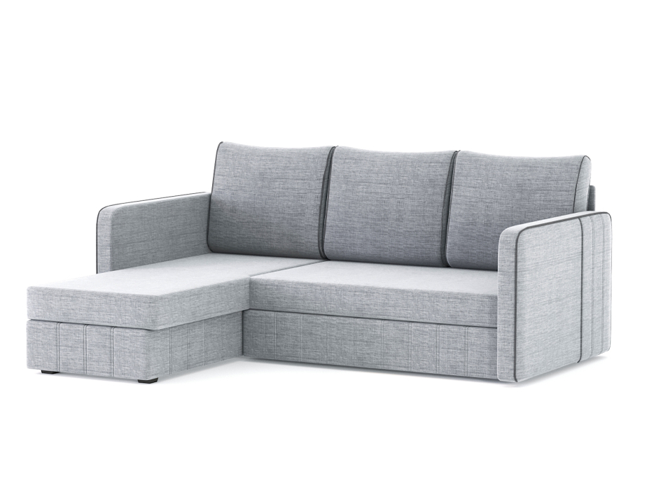 Диваны угловые в гостиную, Диван-кровать угловой Cлим дельфин, рогожка