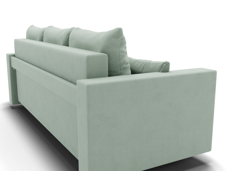 Диваны еврокнижки, Прямой диван Адам,еврокнижка,велюр