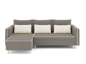 Диван-кровать угловой Рон еврокнижка-пантограф, велюр