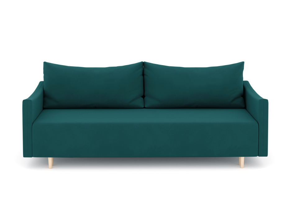 Диваны еврокнижки, Диван-кровать еврокнижка Смайл с подлокотниками, велюр