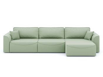 Диван-кровать угловой Рафаэль 3 секции еврокнижка НПБ, велюр