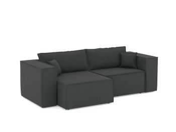 Диван-кровать угловой Лофт, велюр