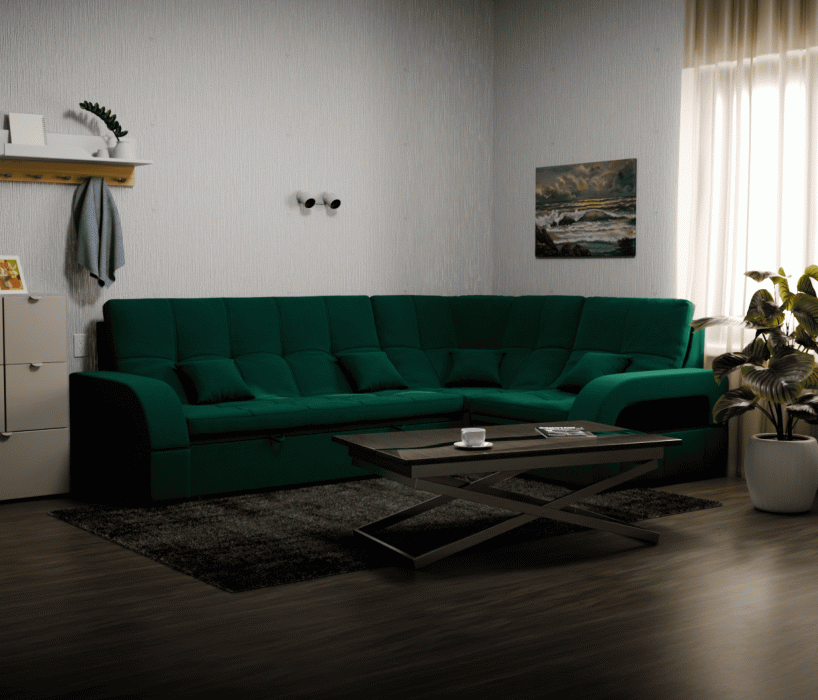 Диваны модульные, Модульный диван Майами-3,венеция,велюр