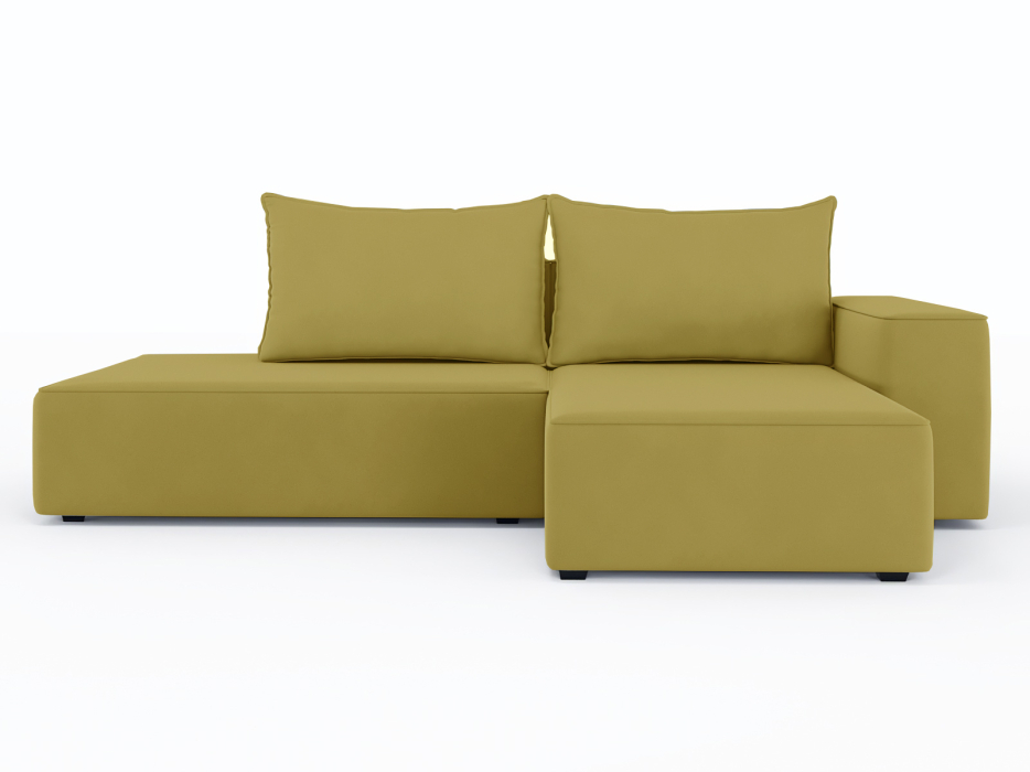 Диваны угловые в гостиную, Диван-кровать угловой Кензо еврокнижка, велюр