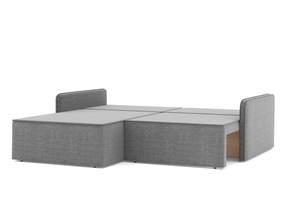 Диваны угловые в гостиную, Диван-кровать угловой еврокнижка Блюм, рогожка Люкс