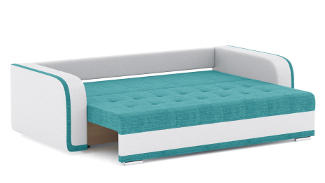 Диван-кровать Генри еврокнижка, рогожка+кож.зам