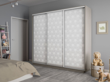 Шкаф-купе Экспресс 3-х дверный Фотопечать Калейдоскоп Стекла 180х60х240