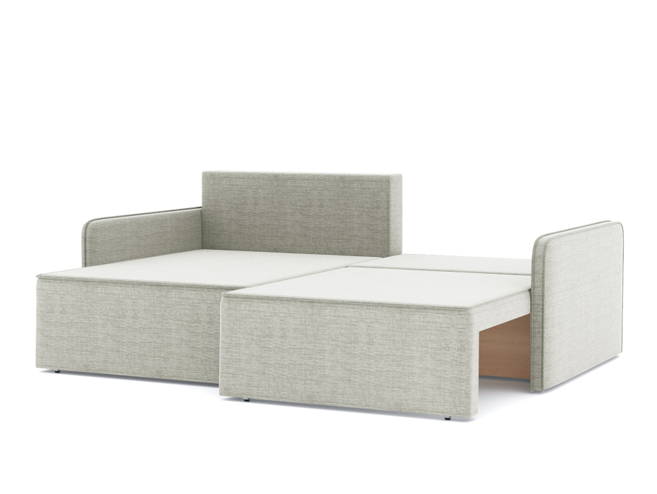 Диваны угловые в гостиную, Диван-кровать угловой еврокнижка Блюм, рогожка Люкс