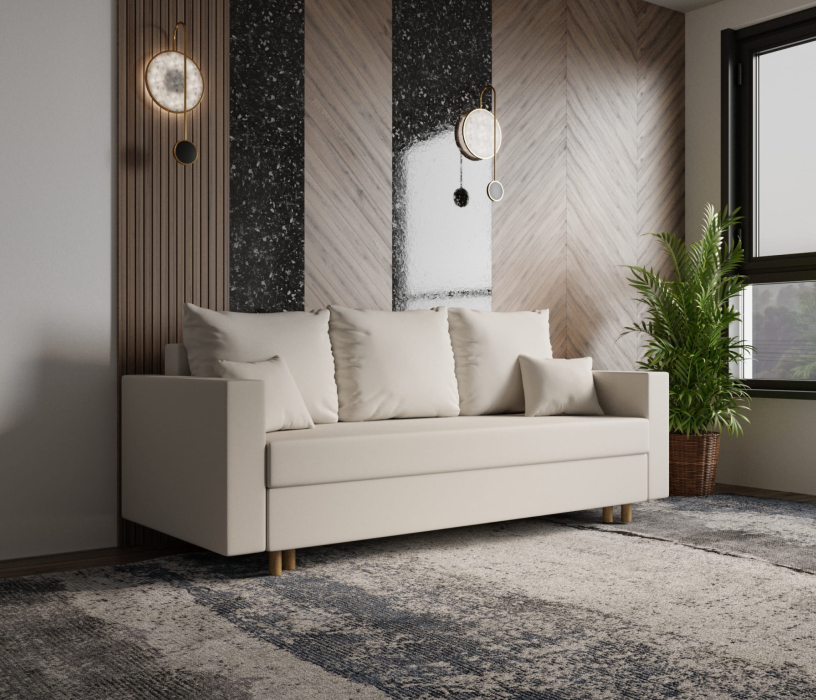 Диваны еврокнижки, Прямой диван Адам,еврокнижка,велюр