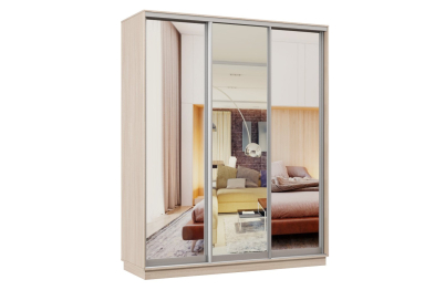 Шкаф-купе Премьер Лайт 23 (01;01;01) трехдверный