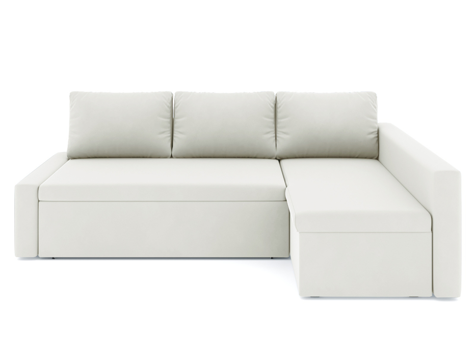 Диваны угловые в гостиную, Диван-кровать угловой Фрихетен дельфин, велюр