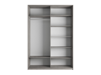 Шкаф-купе Прайм 2-х дверный Стекла хаки/Доводчики 160х57х230