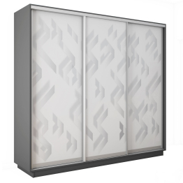 Шкаф-купе Экспресс 3-х дверный Фотопечать Ленты Стекла 240х45х240
