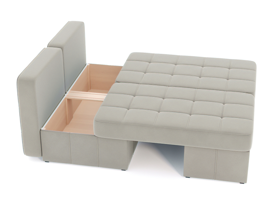 Диваны угловые в гостиную, Диван-кровать угловой Оливер Люкс еврокнижка-трансформер, велюр