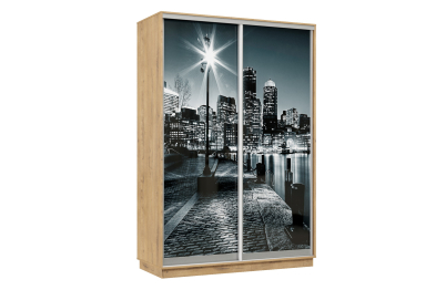 Шкаф-купе Премьер Лайт 09 Ф-1356 двухдверный