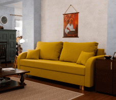 Диваны еврокнижки, Прямой диван Оазис,еврокнижка,велюр