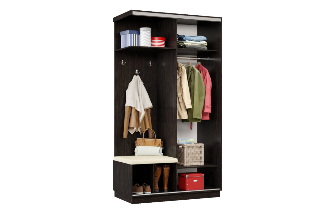 Прихожие, Прихожая Премьер 04 Лайт 05 Левая Мягкая