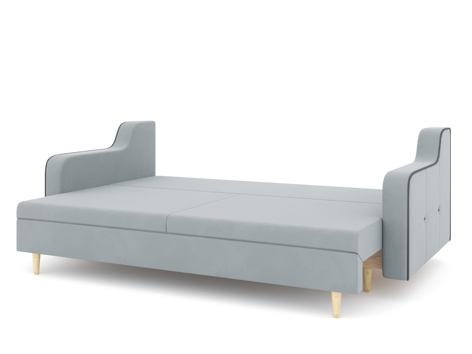 Диваны еврокнижки, Диван-кровать еврокнижка-пантограф Оникс, велюр