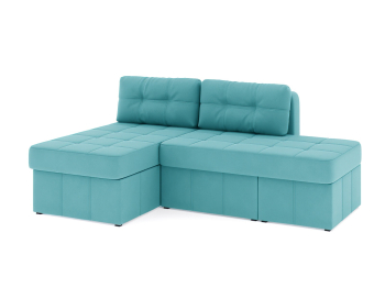 Диван-кровать угловой Оливер Люкс еврокнижка-трансформер, велюр